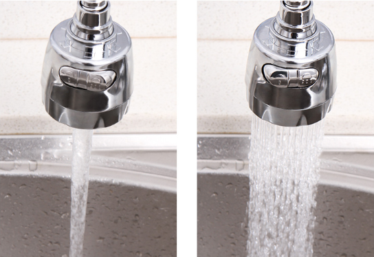 Universal Faucet Splash Guard Extension with Filter Nozzle