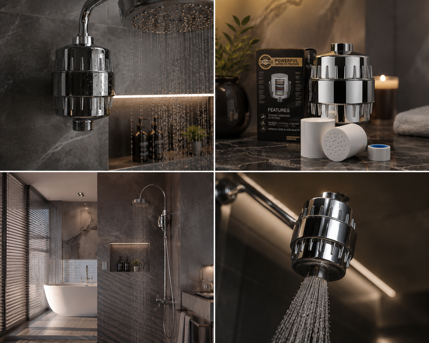 AquaVive Shower Filter – Fix Your Skin & Hair From The Source