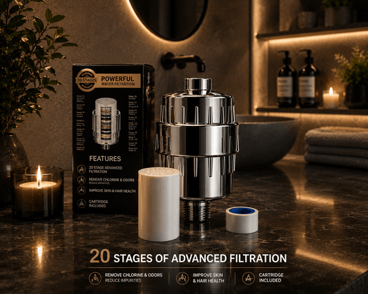 AquaVive Shower Filter – Softer Skin, Shinier Hair & Scalp Relief - The AquaVive