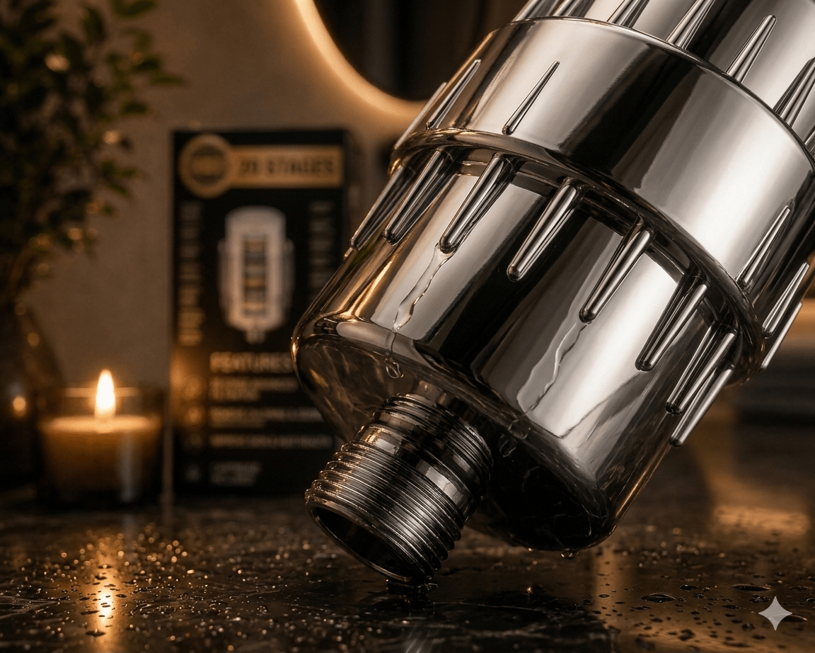 AquaVive Shower Filter – Softer Skin, Shinier Hair & Scalp Relief - The AquaVive